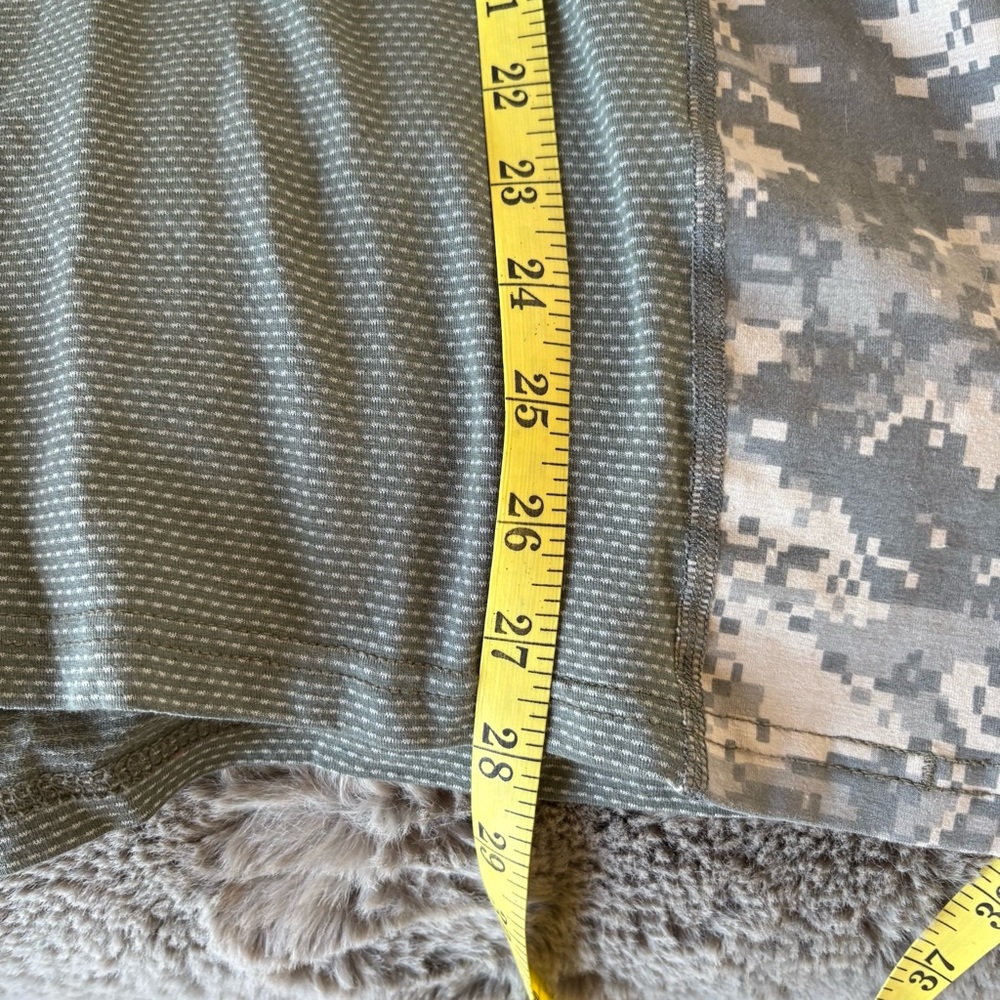 Massif Army Combat Shirt Mens Large OD Green ACU Camo ACS FR Made USA 1/4 Zip L - Picture 6 of 6